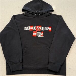 Supreme X Anti Hero Atmosphere Urine Black Sweatshirt FW20